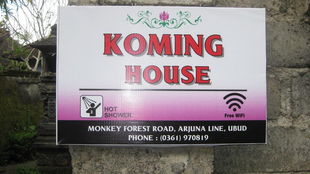 Koming House Ubud Zewnętrze zdjęcie